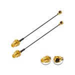 Wqs - 2 pices u. f. l1  rp - sma femelle cble coaxial faible perte 2  / 5cm u. f. l1 1. 13mm mini ...