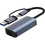 Wqs - adaptateur usb 3. 0 ethernet, usb c vers rj45 gigabit lan 1000 mbps, internet vers type c 10 100 ... Wqs - adaptateur usb 3. 0 ethernet, usb c vers rj45 gigabit lan 1000 mbps, internet vers type c 10 100 ...