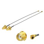 Wqs - câble mini pci vers sma femelle 15cm à faible perte pour cartes mini pcie de routeurs sans fil ... Wqs - câble mini pci vers sma femelle 15cm à faible perte pour cartes mini pcie de routeurs sans fil ...