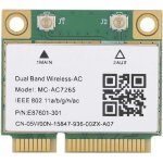 Wqs - carte réseau mc - ac7265, carte réseau wifi sans fil mini pci - e gigabit carte adaptateur réseau ... Wqs - carte réseau mc - ac7265, carte réseau wifi sans fil mini pci - e gigabit carte adaptateur réseau ...