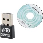 Wqs - cl wifi puissante pour pc, dongle wifi, cl wifi pour pc 5ghz 2. 4ghz carte, 1300mbps adaptateur ...