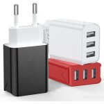 Wwp - chargeur secteur usb 3 ports prise usb chargeur mural 3pack 15w / 3. 1a adaptateur usb universel ...
