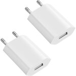 Wwp - chargeur usb, 5v / 1a prise usb, prise chargeur usb, adaptateur usb chargeur universel pour i - ...