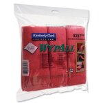 Wypall 8397 chiffon de nettoyage en micro - fibre utilisation sur surfaces humides ou s�ches rouge 6 ...