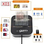 X02 usb sim lecteur de carte  puce pour carte bancaire ic / id emv sd tf mmc lecteurs de cartes usb ...
