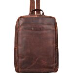 Xander' sac a dos styl avec compartiment ordinateur portable 15, 6 pouces cuir grand sac a dos vintage ...