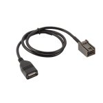 Xcsource car aux usb cable adapter extension wire for honda civic cr - v accord costa odyssey 2009 onwards ...