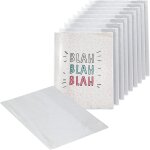 Xerz protge - cahiers a5 10pcs / couver - livre de cahier d'exercices transparent rsistant a l'eau ...