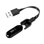 Xiaomi cable cargador original para pulsera miband3 negro usb