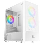 Xigmatek oreo arctic - mt - micro atx - panneau latral fentr (verre tremp) - pas d'alimentation (atx ...
