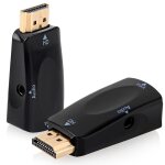 Xm 1080p hdmi vers vga audio jack video convertisseur adaptateur cable pc tv