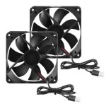 Xm 2 pcs usb ventilateur de refroidissement silencieux haut dbit d'air portable station d'accueil - ...