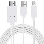 Xm câble mhl micro usb 11 pin vers hdmi tv convertisseur adaptateur pour samsung galaxy s3 / s4 note ... Xm câble mhl micro usb 11 pin vers hdmi tv convertisseur adaptateur pour samsung galaxy s3 / s4 note ...