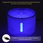 Xm fontaine � eau rempla�able filtration fontaine d'eau de chat automatique charbon actif muette 2?4l ...