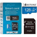 Xstone carte memoire 128 go micro sd / tf class 10 avec adaptateur et lecteur carte memoire pour telephone ...