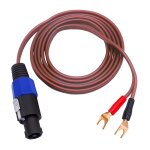 Y spade plug a speakon cble, mle speakon a 2y spade plug connecteur adaptateur audiophile ofc hifi ...