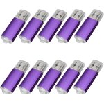 Yaxiny lot de 10 cl�s usb 2. 0 8 go violet