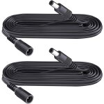 Yemaesre - lot de 2 rallonges d'alimentation cc 5, 5 mm x 2, 1 mm, pour caméra de vidéosurveillance, ... Yemaesre - lot de 2 rallonges d'alimentation cc 5, 5 mm x 2, 1 mm, pour caméra de vidéosurveillance, ...