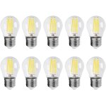 Yemaesre - 4w ampoule led filament e27 g45, equivalent a ampoule incandescence 40w, 400lm 6500k blanc ...