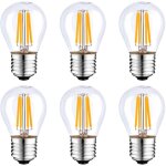Yemaesre - 4w ampoule led filament e27 g45, equivalent a ampoule incandescence 40w, 470lm 2700k blanc ...