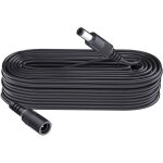 Yemaesre - cble d'extension d'alimentation cc de 10 m, pr 5, 5 mm x 2, 1 mm, pr mle vers femelle, dc ...