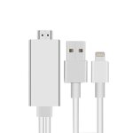 Ysf c�ble adaptateur dock vers hdmi hdtv av pour samsung iphone 5 6s 6plus ipad blanc