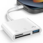 Yuhg - lecteur de carte sd pour iphone ipad, adaptateur lecteur carte sd, usb otg mmoire externes pour ...