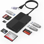Yuhg - lecteur de carte sd / micro sd, 8 en 2 usb c & usb 3. 0 double connecteur lecteur de carte mmoire, ...