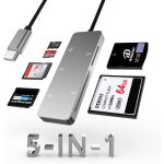 Yuhg - lecteur de carte sd usb c 3. 0, lecteur de carte mmoire haute vitesse usb c 5gbps avec lecteur ...