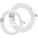 Zmhpjq cavo usb - c a lightnning 1m + 2m [certificato mfi] cavo usbc iphone caricabatterie rapido power ...