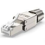 Zoerax connecteur rj45 pour câble ethernet, fiches de terminaison cat8, cat7, cat6a, réutilisables, prise ... Zoerax connecteur rj45 pour câble ethernet, fiches de terminaison cat8, cat7, cat6a, réutilisables, prise ...