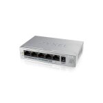 Zyxel gs1005hp - commutateur - non g�r� - 4 x 10 / 100 / 1000 (poe + ) + 1 x 10 / 100 / 1000 - fixation ...