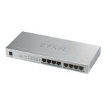 Zyxel gs1008hp - commutateur - 8 x 10 / 100 / 1000 (poe + ) - fixation murale, de bureau - poe + (60 ...