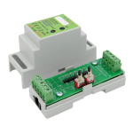 Adaptateur eufix din pour fibaro fgr - 223 (avec boutons) - eutonomy