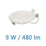 Applique led de plafond eurus 9 w, 480 lm - orno