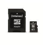 Carte micro - sd 16gb classe 10 - intenso