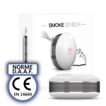 Dtecteur de fume z - wave plus fgsd norme en14604 - fibaro