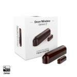 Dtecteur d'ouverture z - wave marron fonc avec sonde de temprature - fibaro