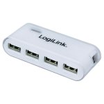 Hub blanc 4 port usb avec bloc d'alimentation - logilink Hub blanc 4 port usb avec bloc d'alimentation - logilink