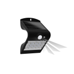 Lampe de jardin solaire avec dtecteur de mouvement couleur noir - orno