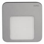 Lampe led blanc chaud encastr�e 230 vac finition aluminium - zamel
