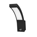 Lampe led design piryt ip54 avec d�tecteur de mouvement couleur noir - orno