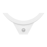 Lampe led de jardin 10w ip54 avec d�tecteur de mouvement couleur blanc - orno