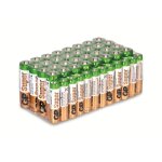 Lot de 44 piles (32x aa et 12x aaa alcalines) - gp super