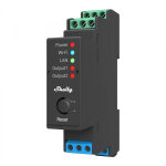 Module rail din 2 canaux contact sec wifi version pro - shelly Module rail din 2 canaux contact sec wifi version pro - shelly