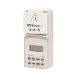 Prise ext�rieure avec programmateur et �cran lcd - orno