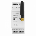 Programmateur wifi 16a avec 2 sorties no / nc format rail din - zamel