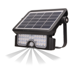 Spot led avec panneau solaire et batterie 3000mah forte puissance - orno