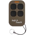 Tlcommande universel soft touch duplicateur 433. 92 mhz version longue porte marron - creasol