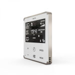 Thermostat chaud et froid pour ventiloconvecteur blanc et argent - heltun